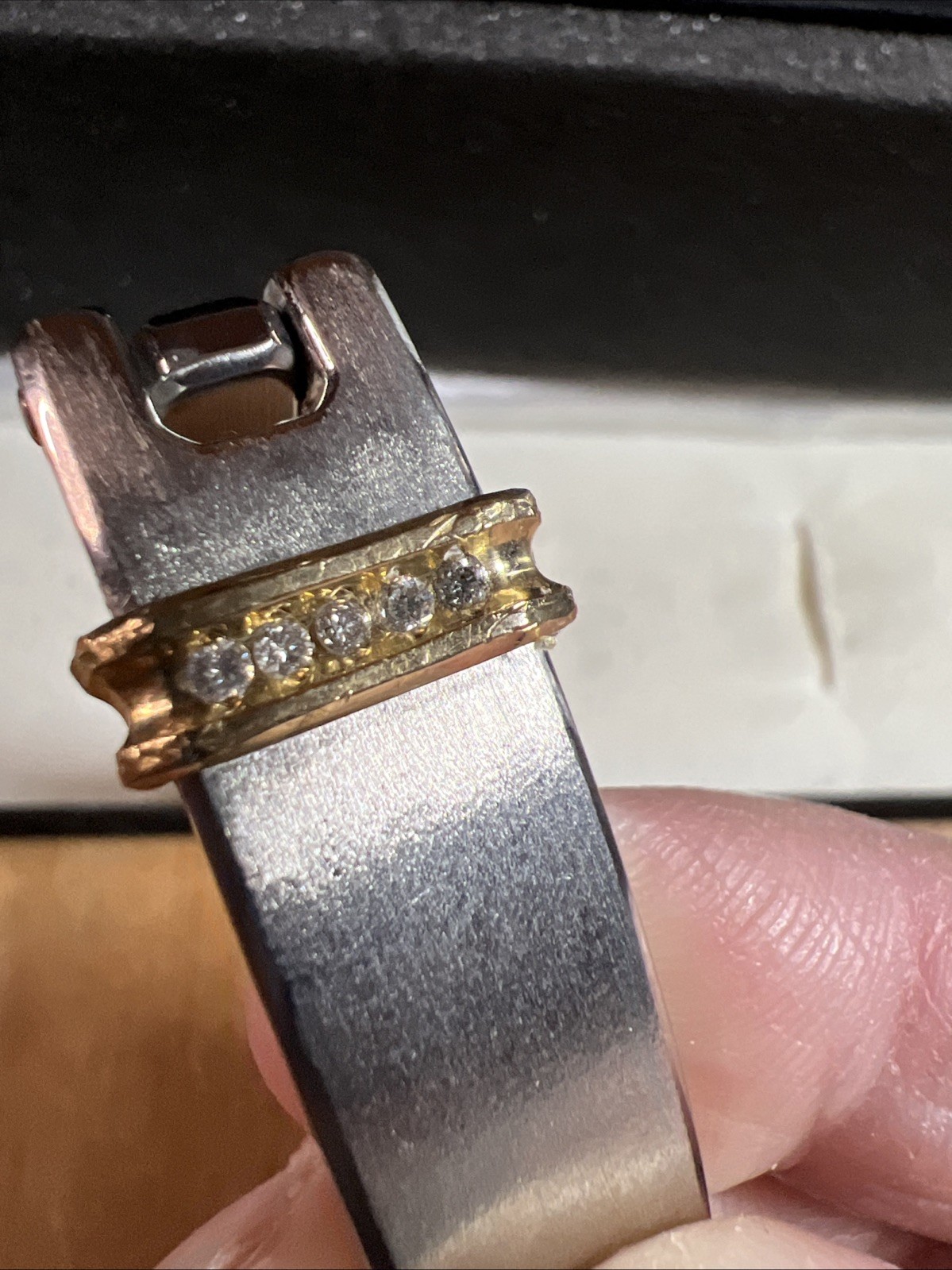 Stainless Steel 14k with Diamonds Men’s Bracelet