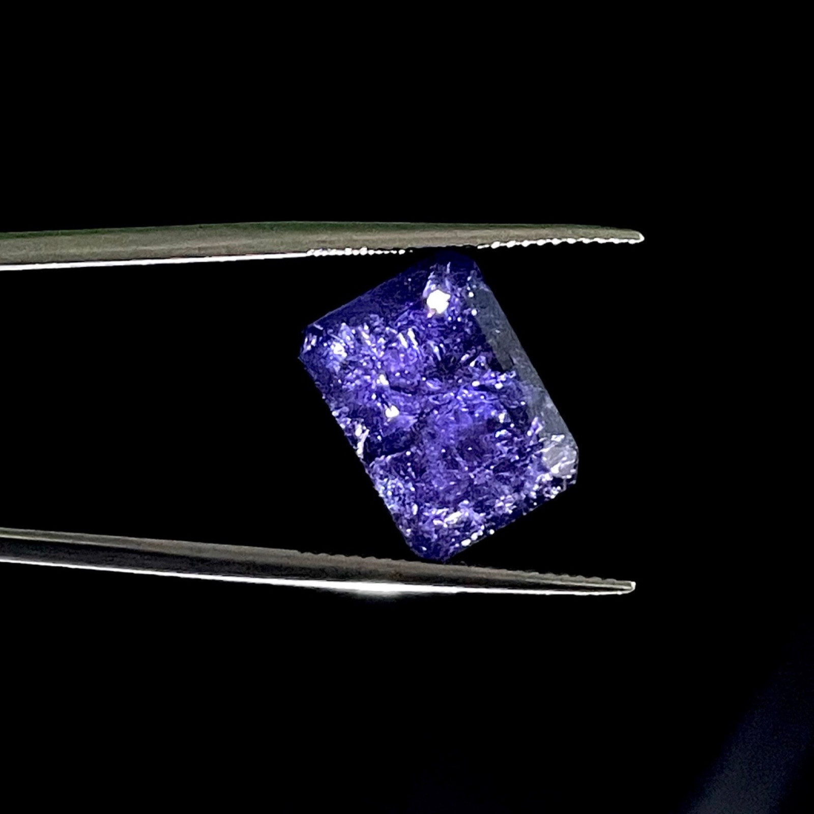 Certified 13.90 Cts Natural Tanzanite Emerald Cut Vibrant Blue A+ Loose Gemstone