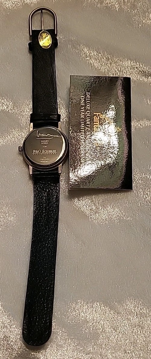 FANTASMA Micheal Graves Edition Watch for FAO SCHWARZ Classic Toy Motif RARE