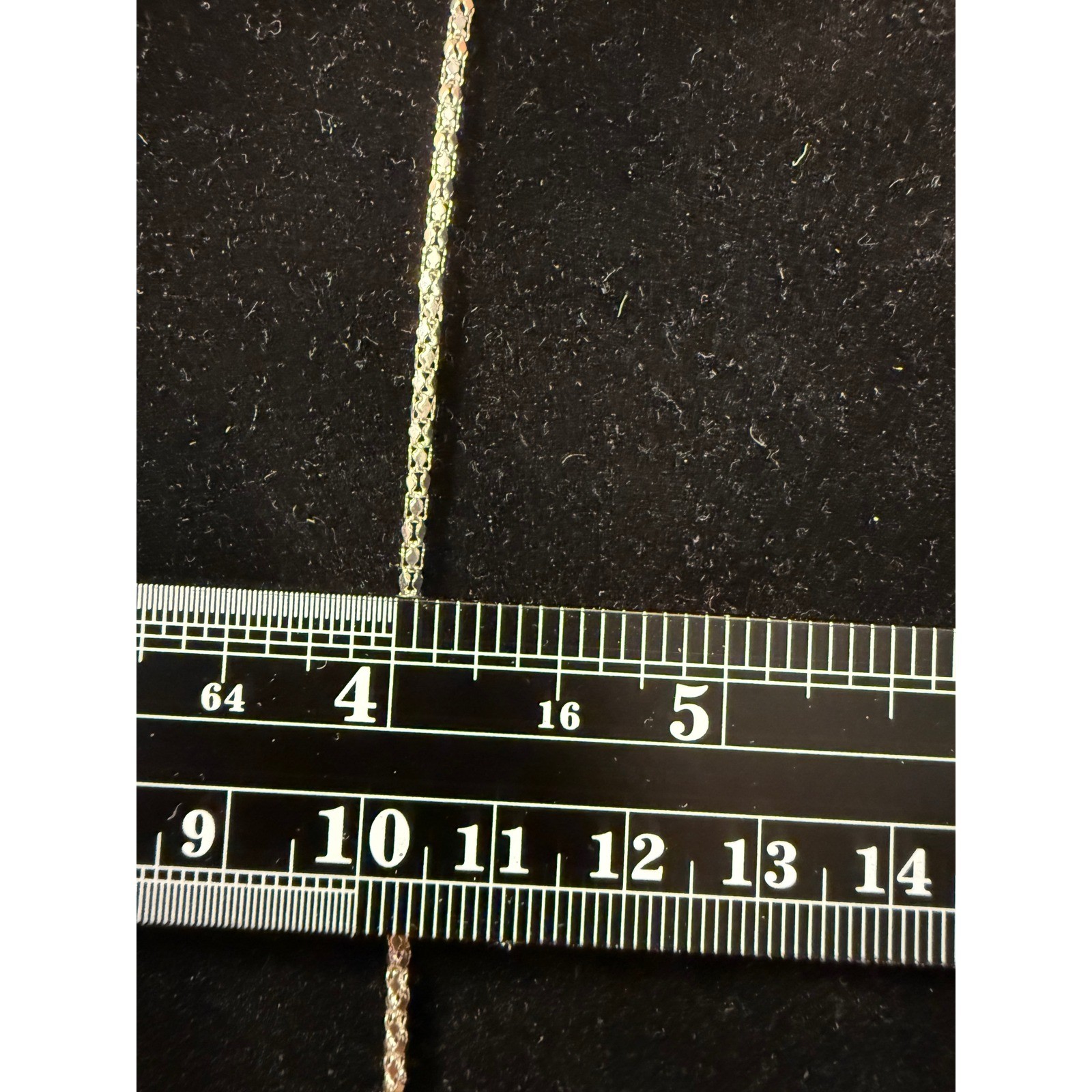 925 Sterling Silver Diamond Cut Snake Chain Necklace 36″ Long 4g Italy