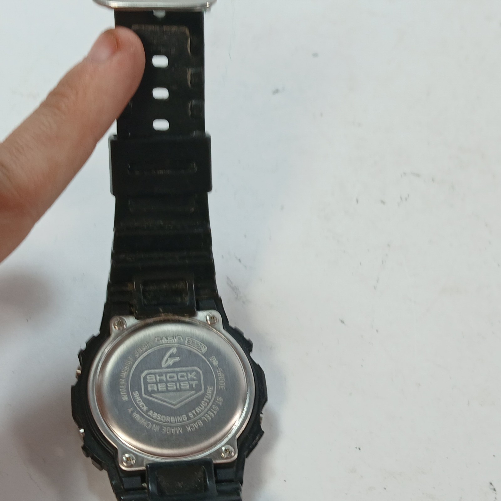 Casio G-Shock Watch Men Digital 44mm Backlight 3229 DW-5600E NEEDS BATTERY