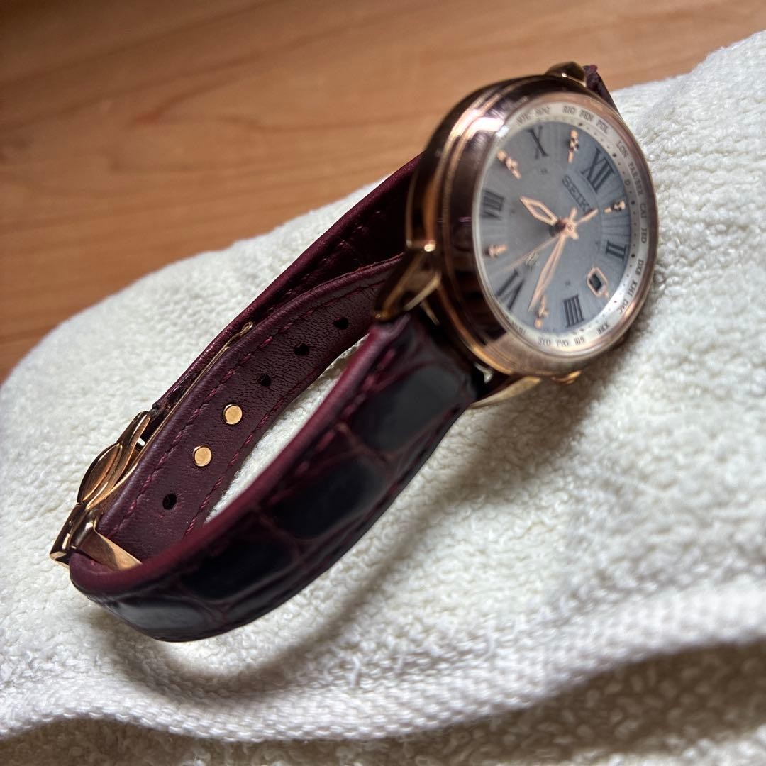 SEIKO LUKIA Solar Radio-Controlled Watch, Titanium