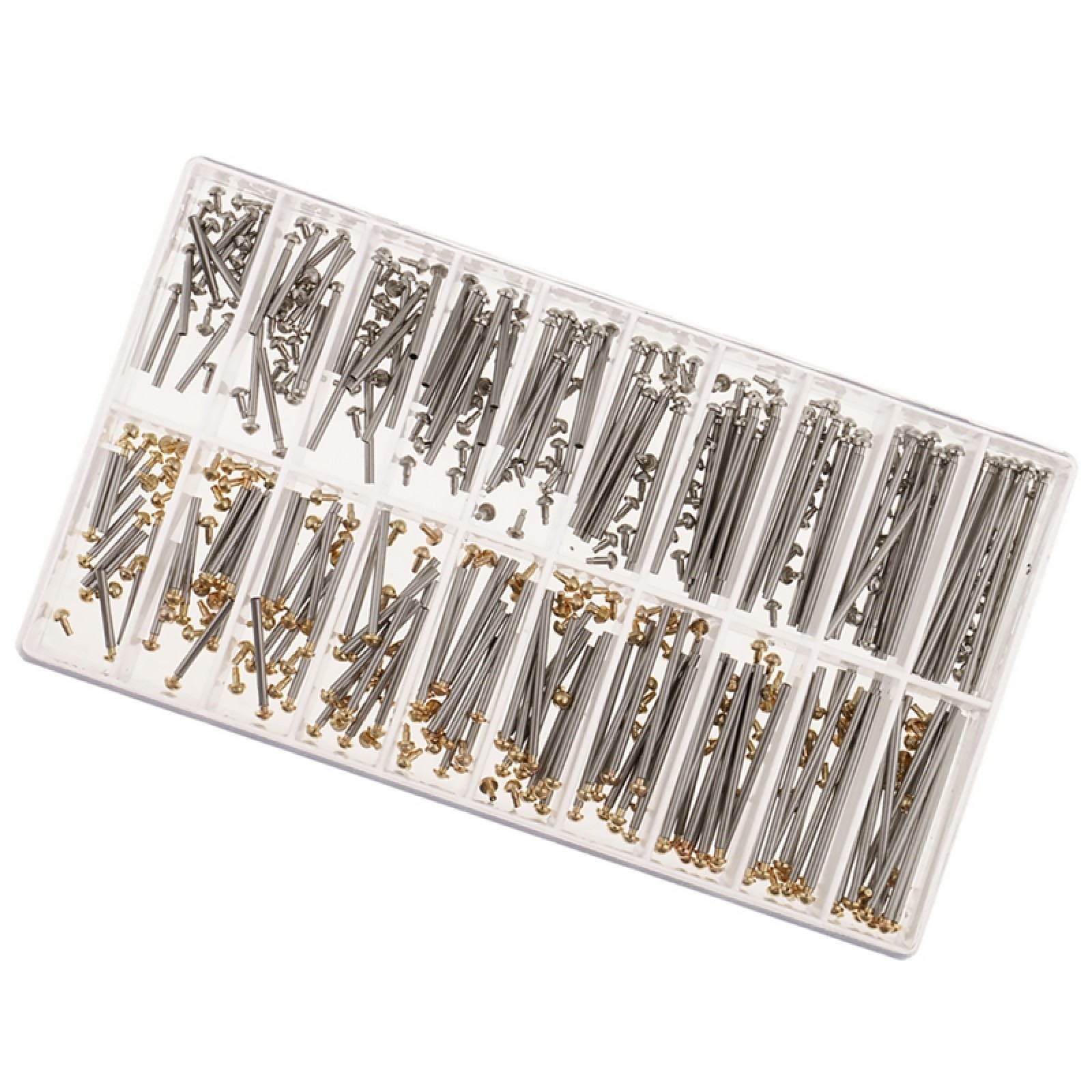 200Pack 10-20mm Assorted Watch Band Tube Pins Bracelet Rivet Set