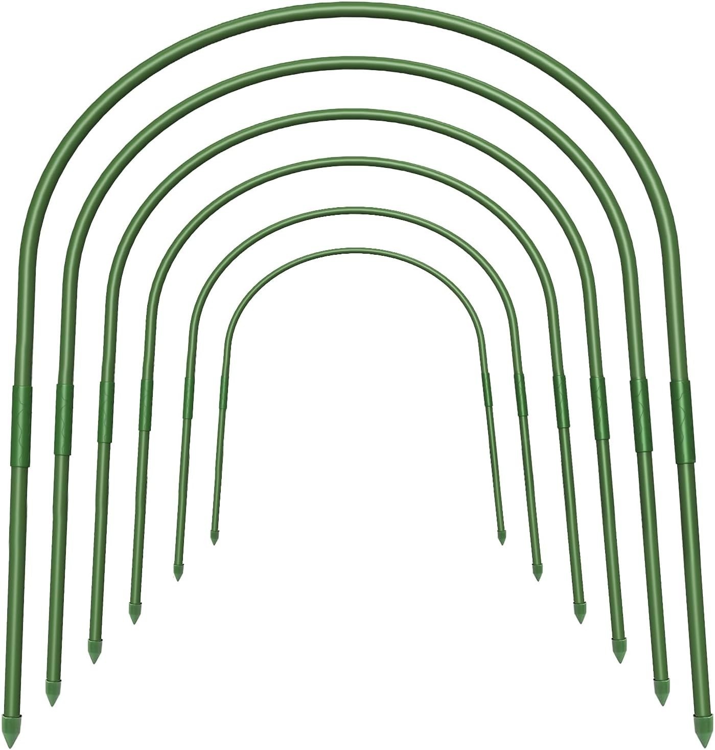 Durable 6Pc Garden Hoops – 23.6” x 25.6” for Indoor & Outdoor Plant Support