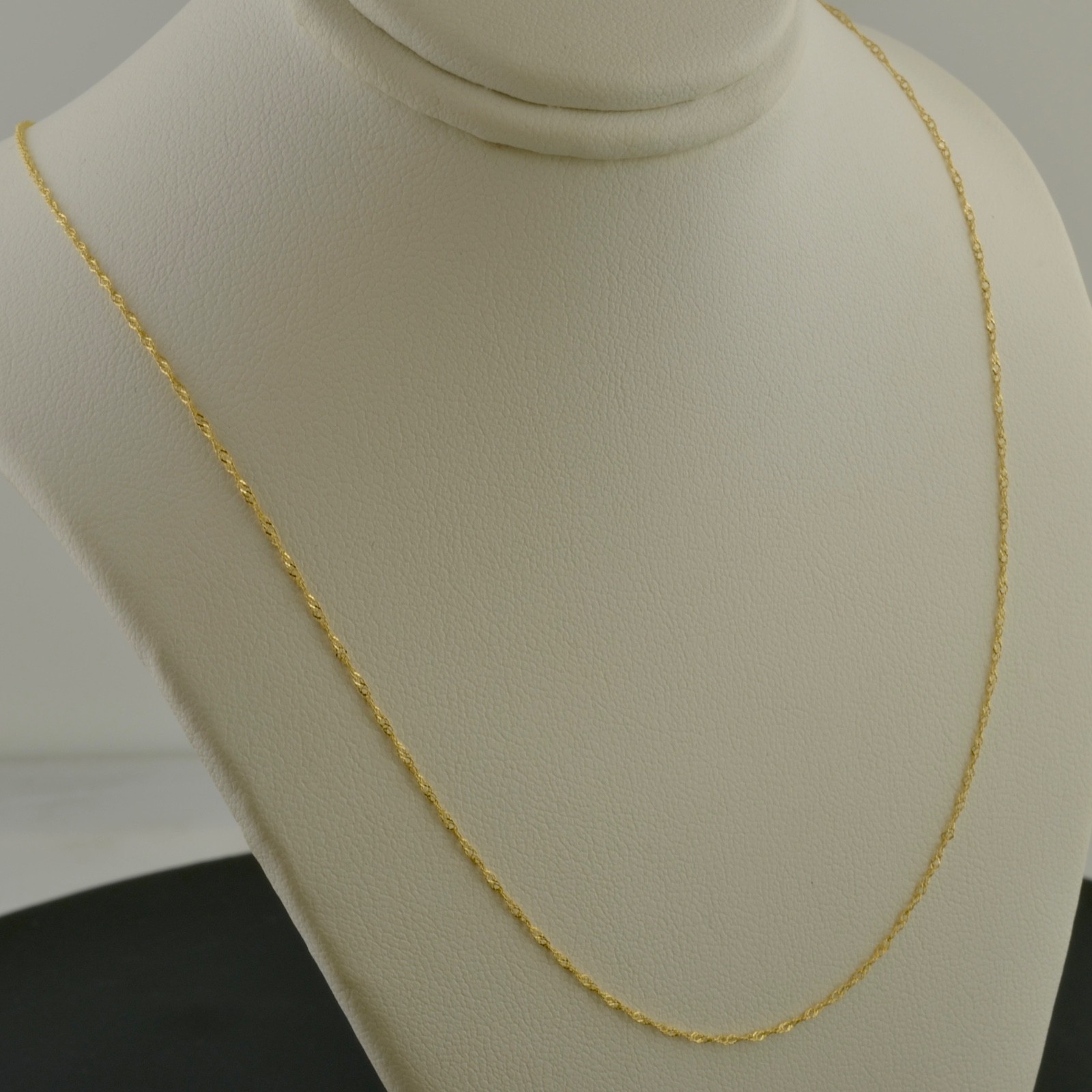 10K YELLOW GOLD .7mm SINGAPORE 18 OR 20 INCH PENDANT CHAIN NECKLACE