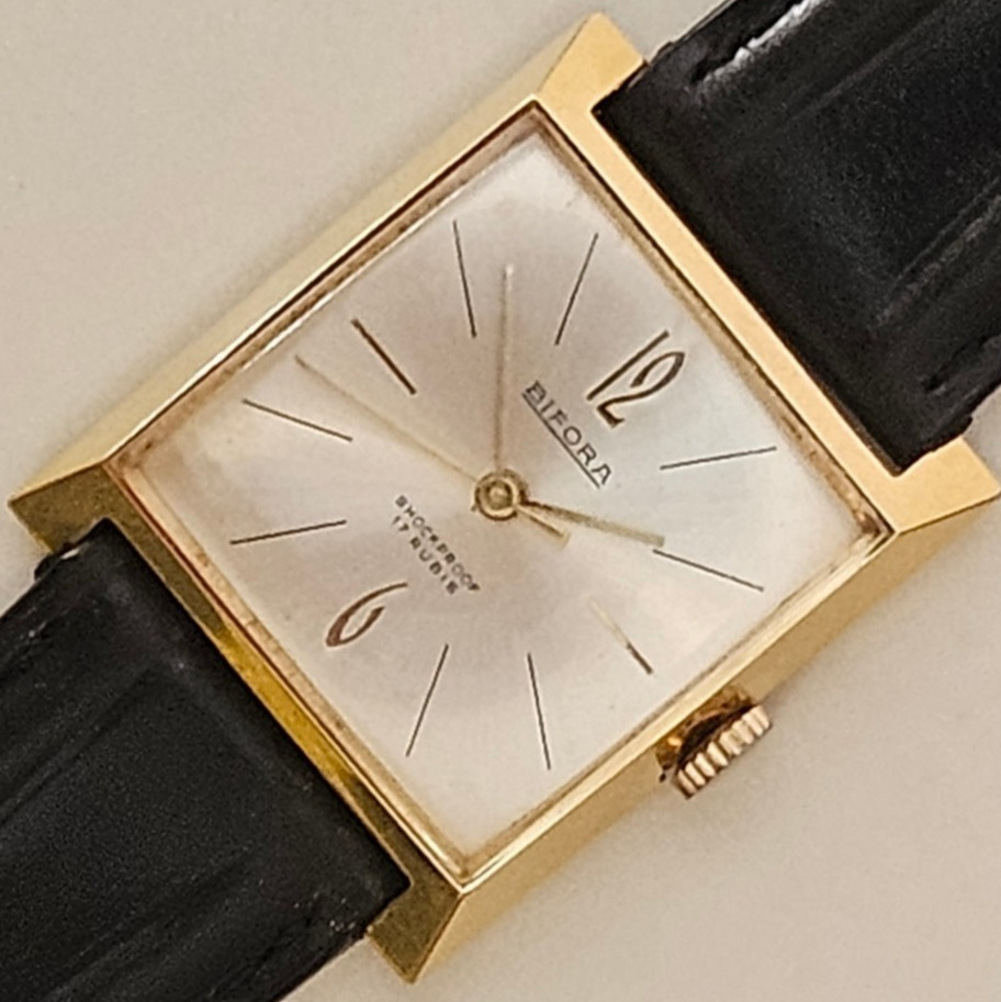 Vintage 1958 BIFORA Dress Men’s Watch Cal. “B107” 17J Genuine German Manufacture