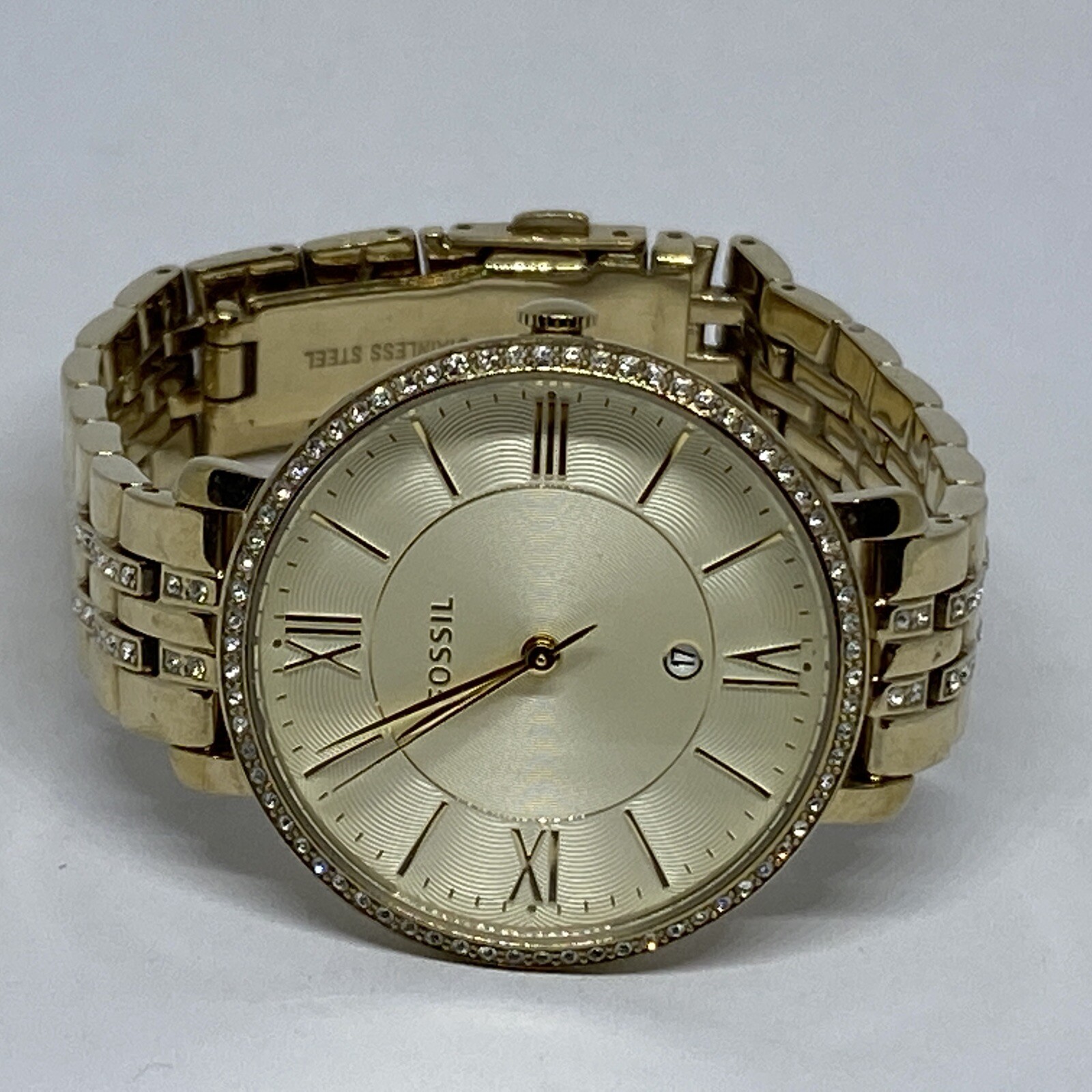 Fossil Jacqueline ES3547 Women’s Stainless Steel Analog Dial Quartz Watch UC423