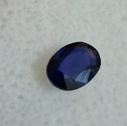 0.78Ct.Ravishing Color Top Cornflower Blue Sapphire Ceylon Color Diffused