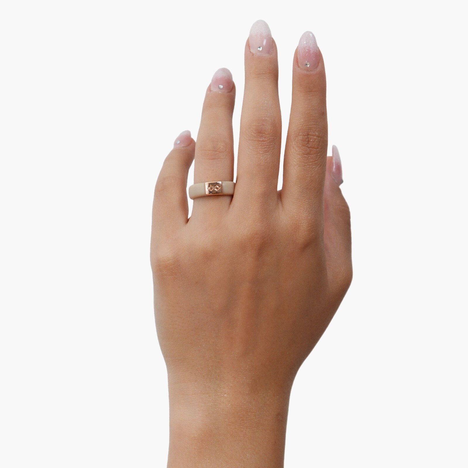 Rinfit Silicone Wedding Ring Sets for Couples – Him and Her Metal Infinity Rings