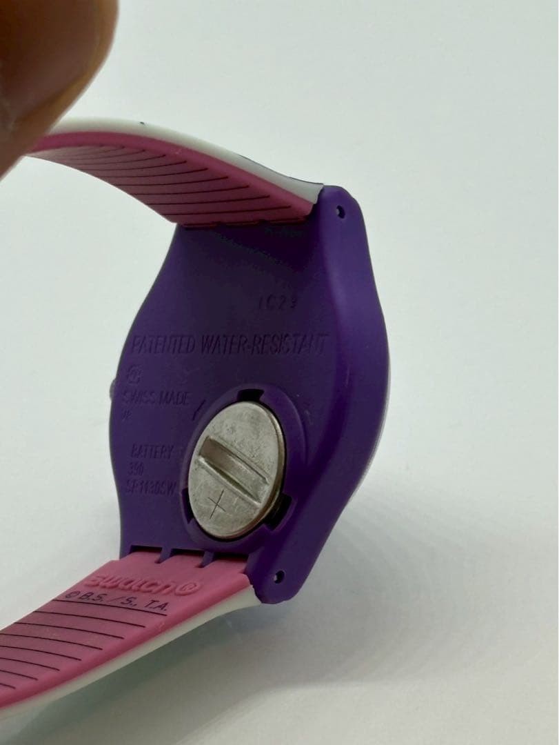 Swatch x Dragon Ball Z Frieza Watch GZ359 Quartz Analog Anime Purple Working