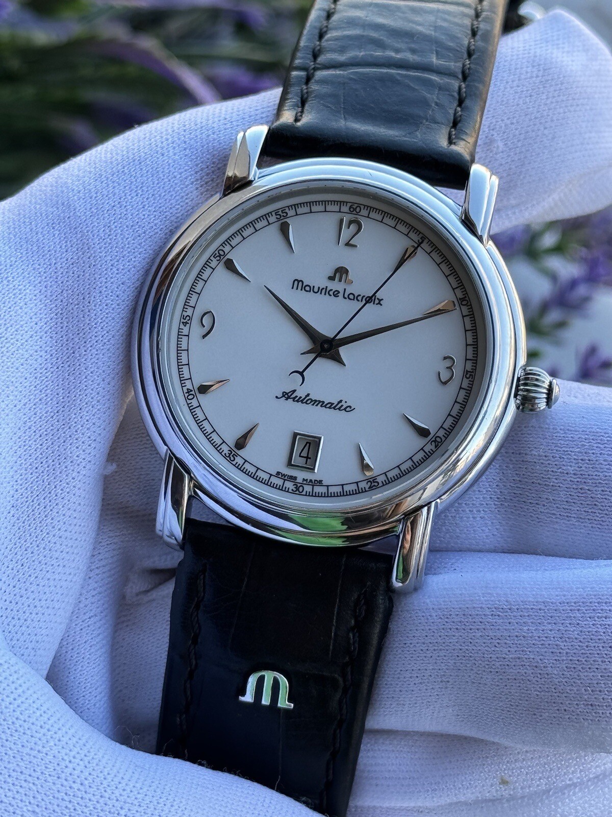 Maurice Lacroix Pontos Date Watch Automatic Mens 38mm Swiss Made 68775