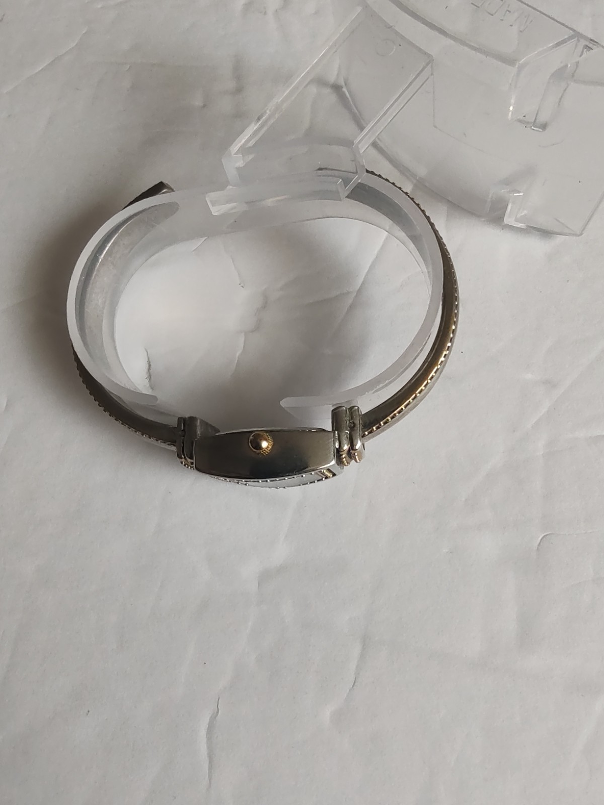 Mayfair Bangle Watch by Accutime gold and silver tone Women’s Girls Female K713