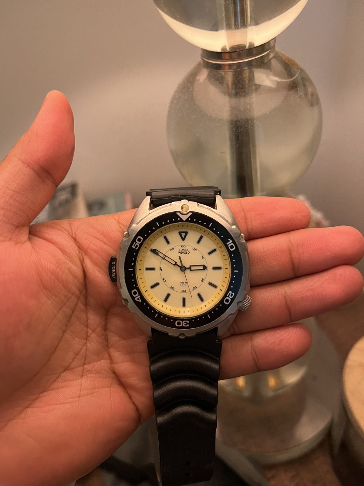 Vintage Timex Intrepid Dive Watch 1995 Original – JFK Jr. New Battery!