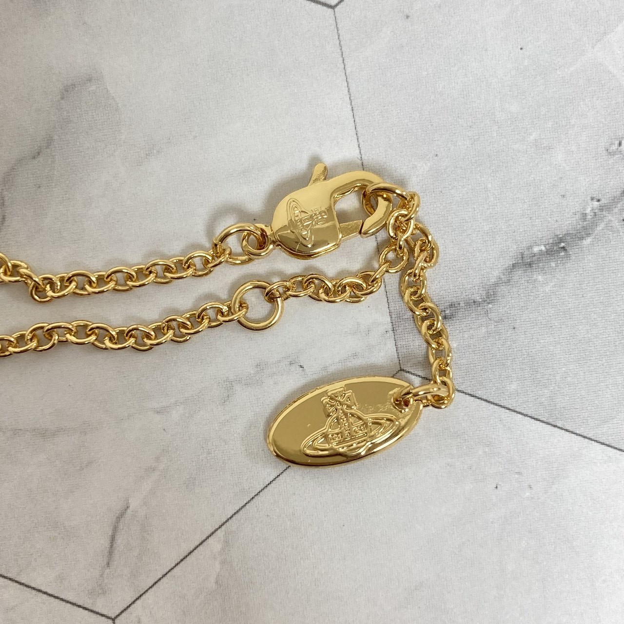 Vivienne Westwood Necklace Diamante Heart Gold Red TOP 2.5cm NO BOX