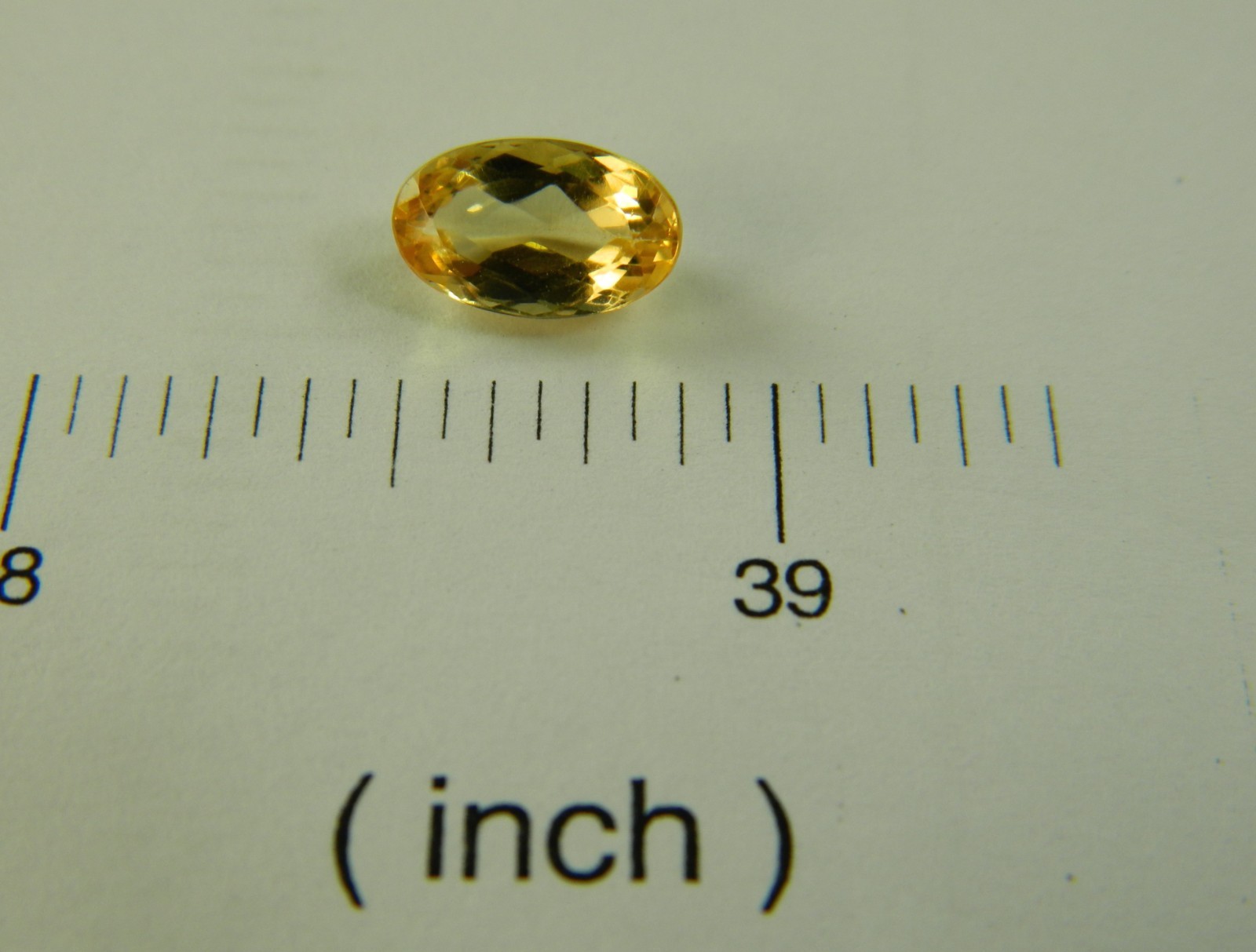 Imperial Topaz 2.36 Ct Clarity IF Oval Cut Natural Golden Brazil I079
