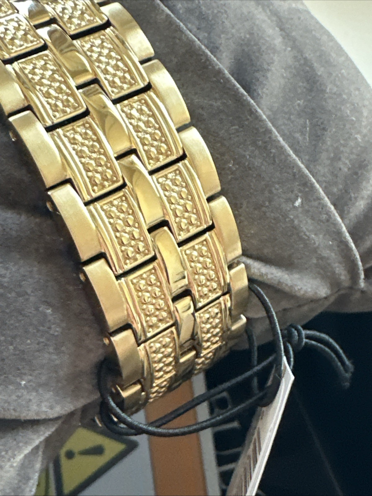 Bulova Men’s Crystal Automatic Skeleton Gold Stainless Steel Watch 42 MM 98A292