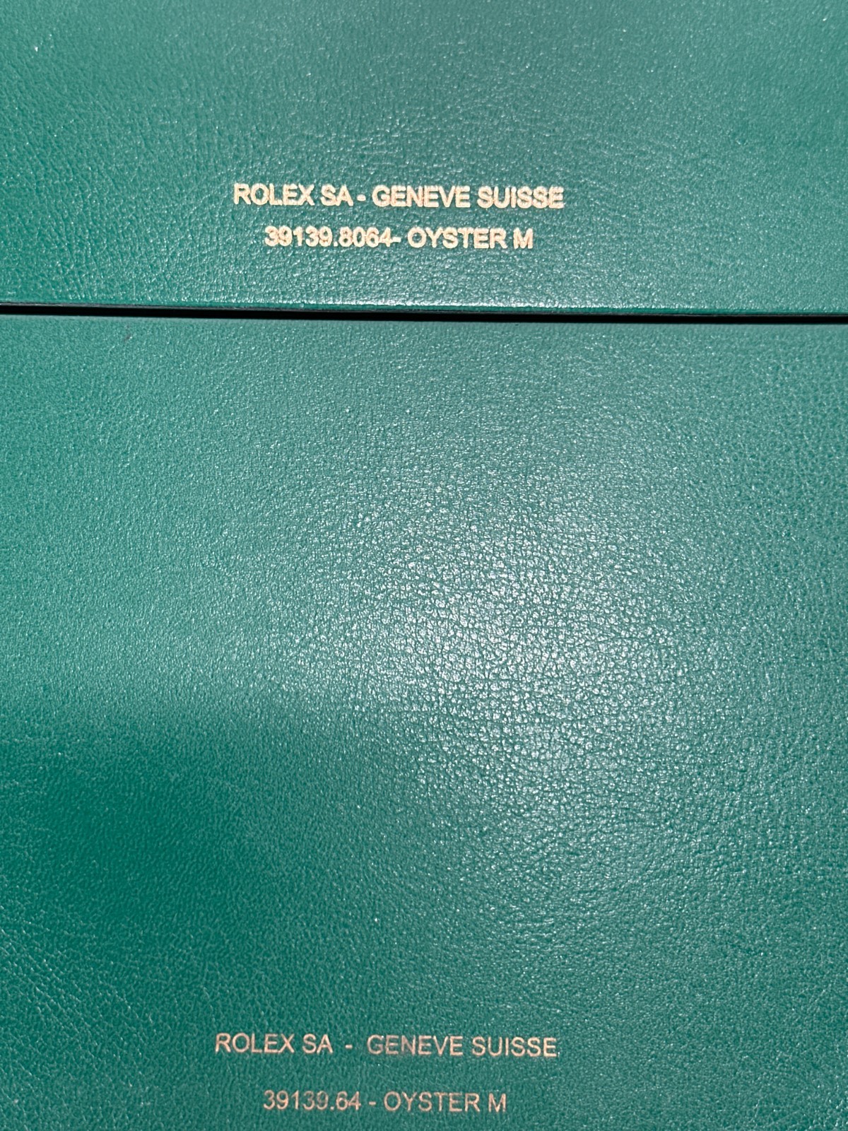 VINTAGE GENUINE ROLEX watch box case 20 set wave 39139.04 39139.01 260330002dA