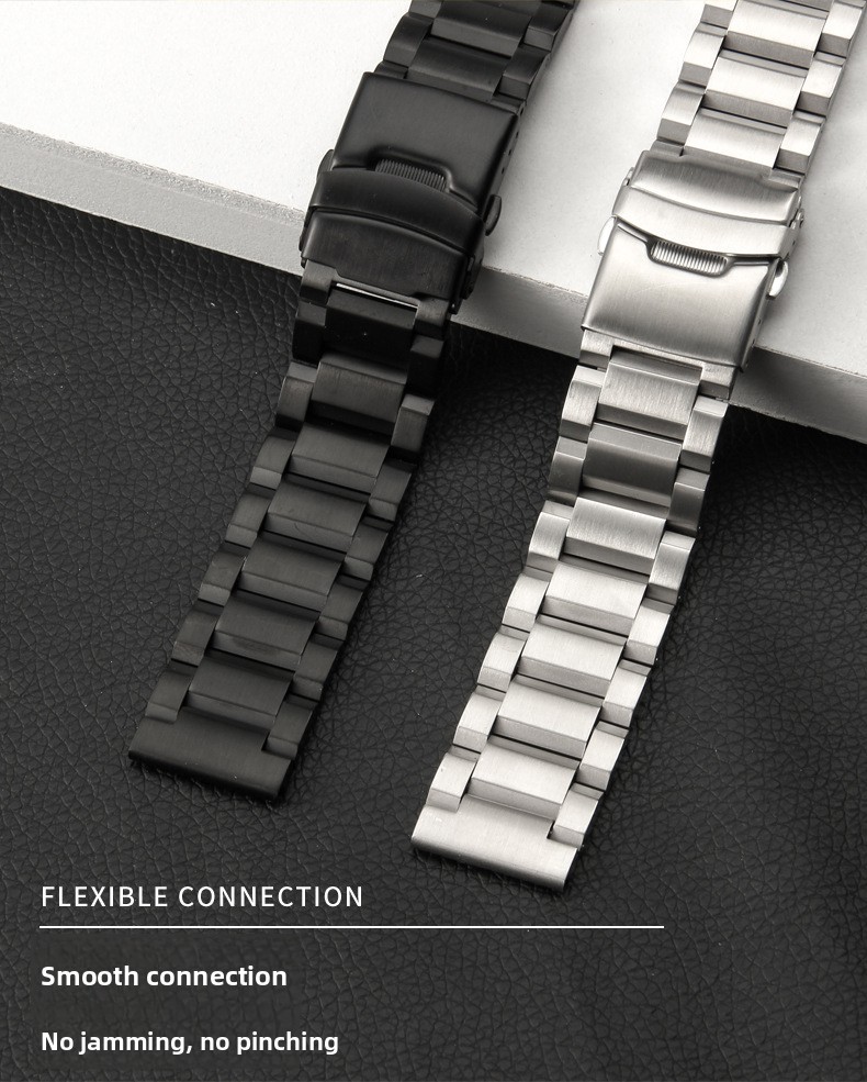 Quality Solid Stainless Steel Watch Band Strap Mens Metal Bracelet 18 20 22 24mm