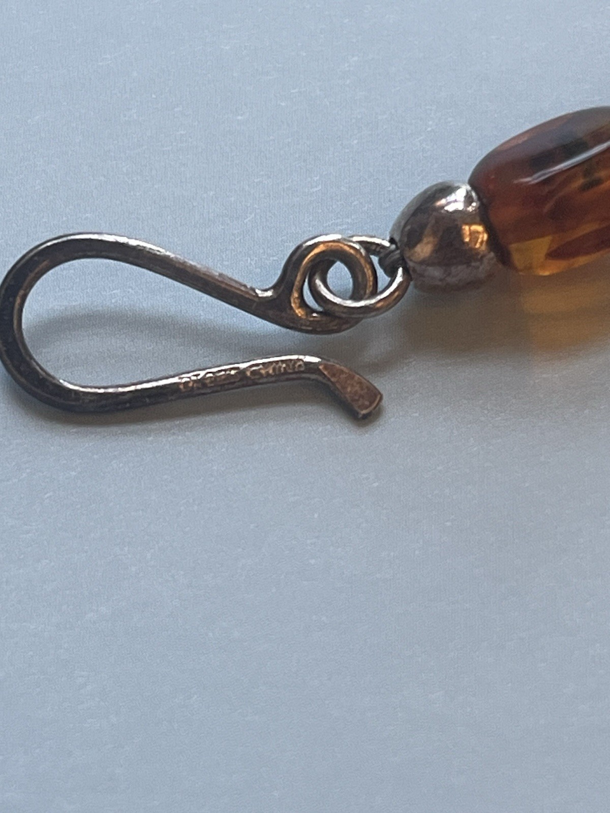 Jay King Amber and Sterling Necklace – Adjustable Length