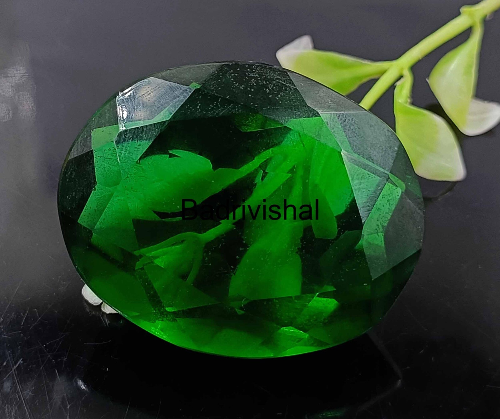 Amazing Sale Green Moldavite IGL Faceted Oval Cut 118 Ct Loose Gemstone 4JUJ