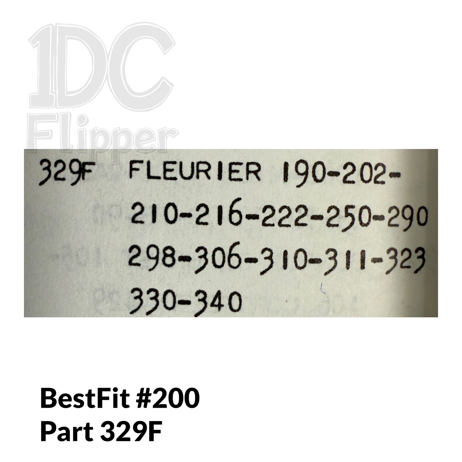 FEF 190 401/143 WINDING STEM BestFit 200/329F, 0.90 16.0mm Rolex 290 Read List!
