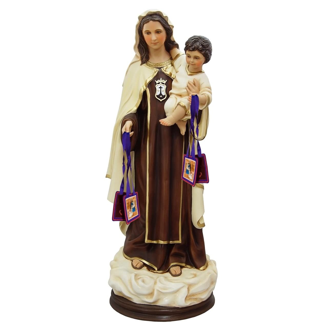 Scapulars Catholic,Purple Scapular of 3.5 inches x 4.25 inches, Purple