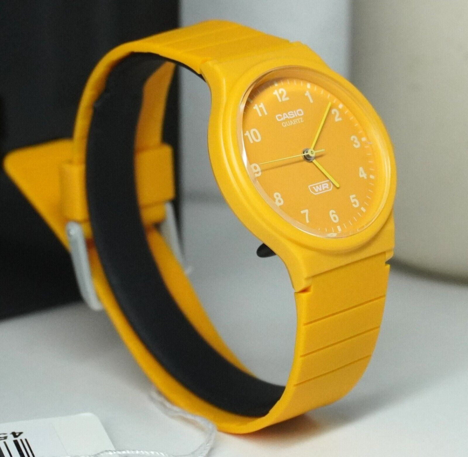 Casio MQ-24B-9B Orange Analog Minimalist Design Simple Quartz Men Fashion Watch