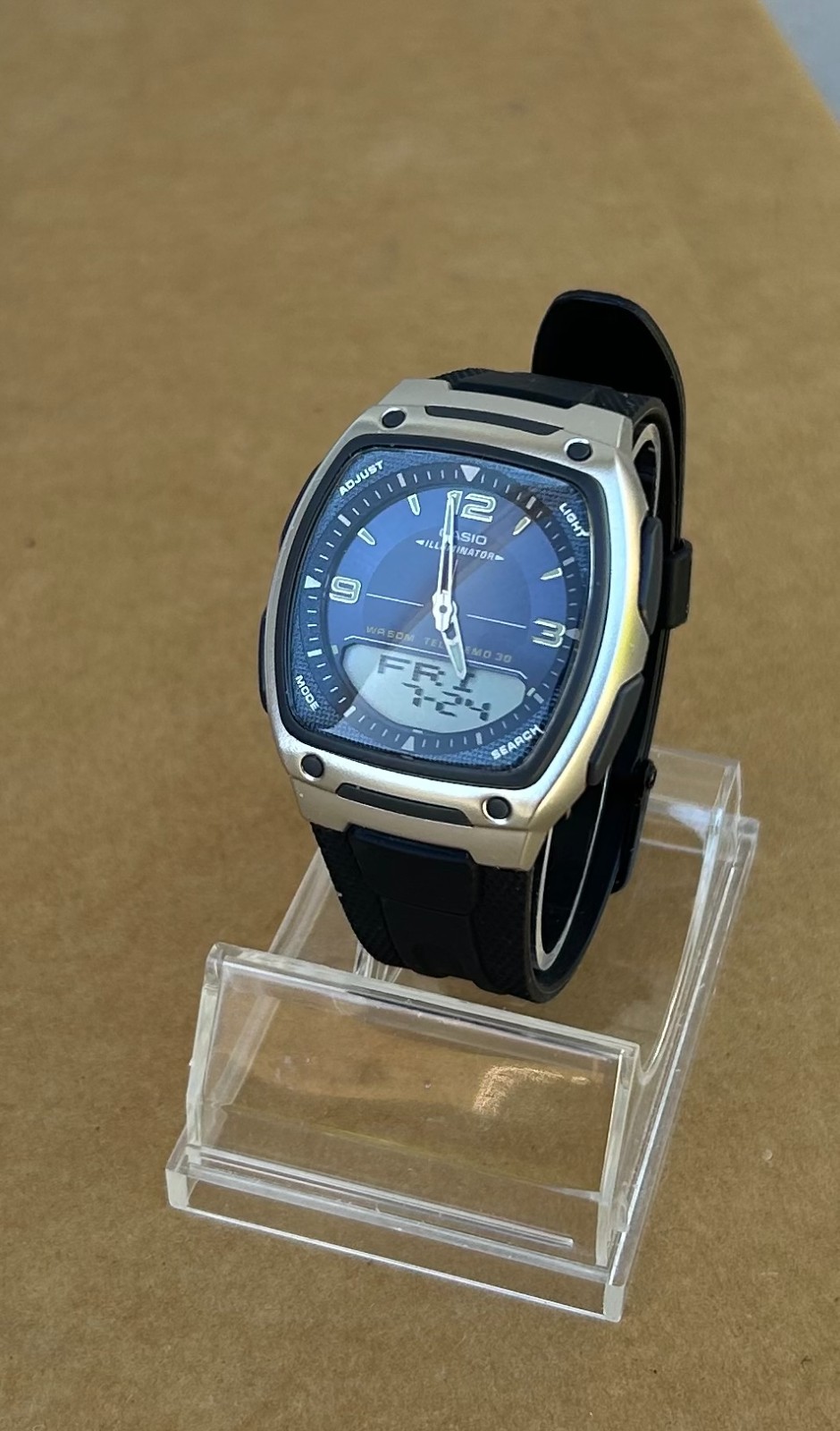 New Casio AW81 Men Ana-Digi Watch World Time 30 Data bank