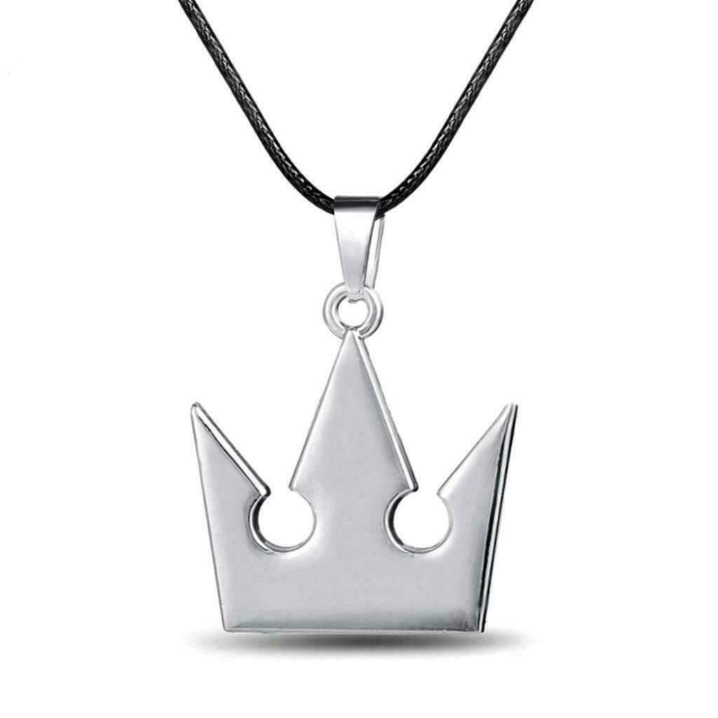 KINGDOM HEARTS NECKLACE Sora’s Crown Metal Pendant Cord Role Play Video Game