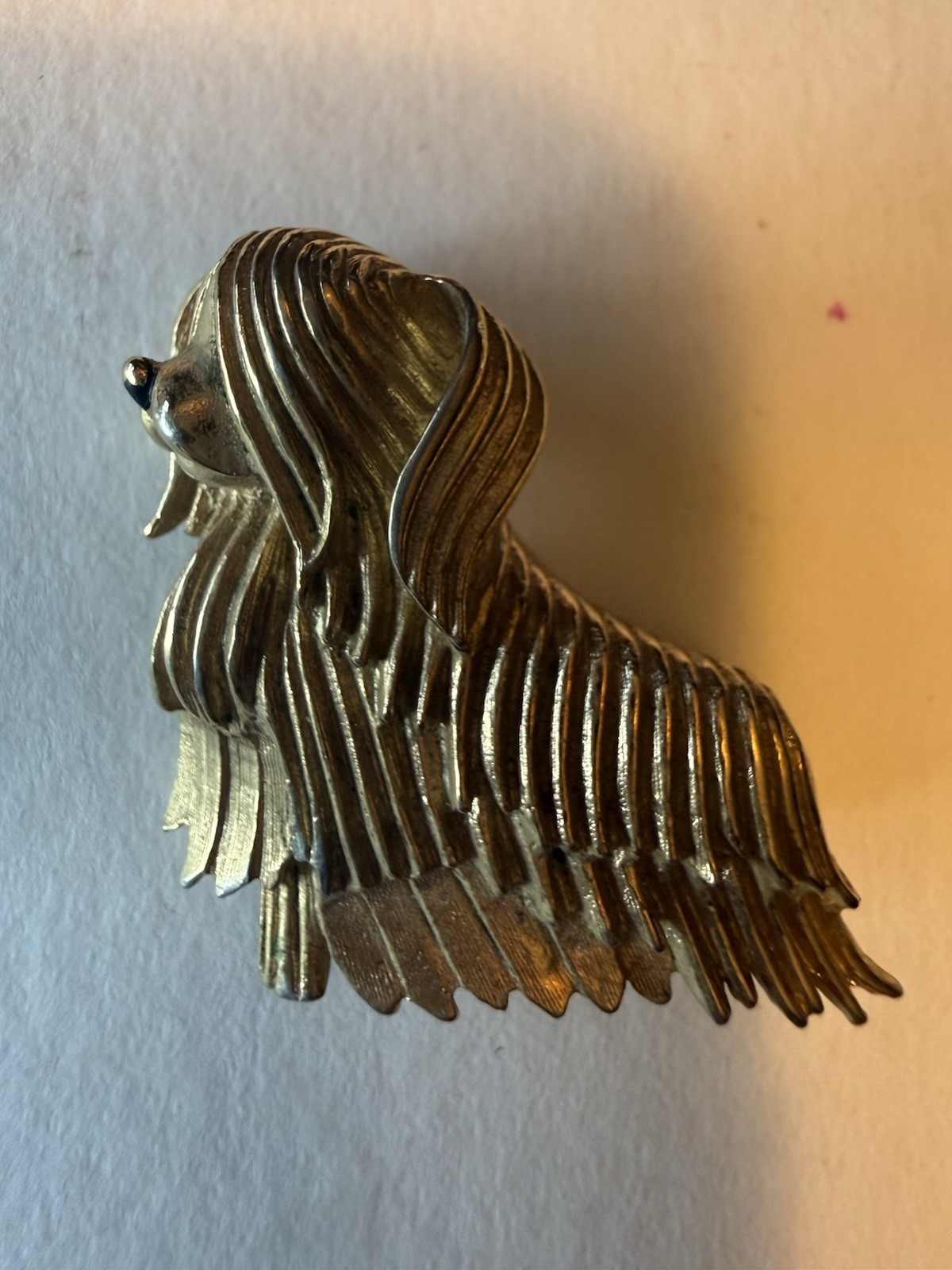 Gorgeous Vintage Marcel Boucher Brooch Signed & Numbered YORKSHIRE DOG / 8166 P