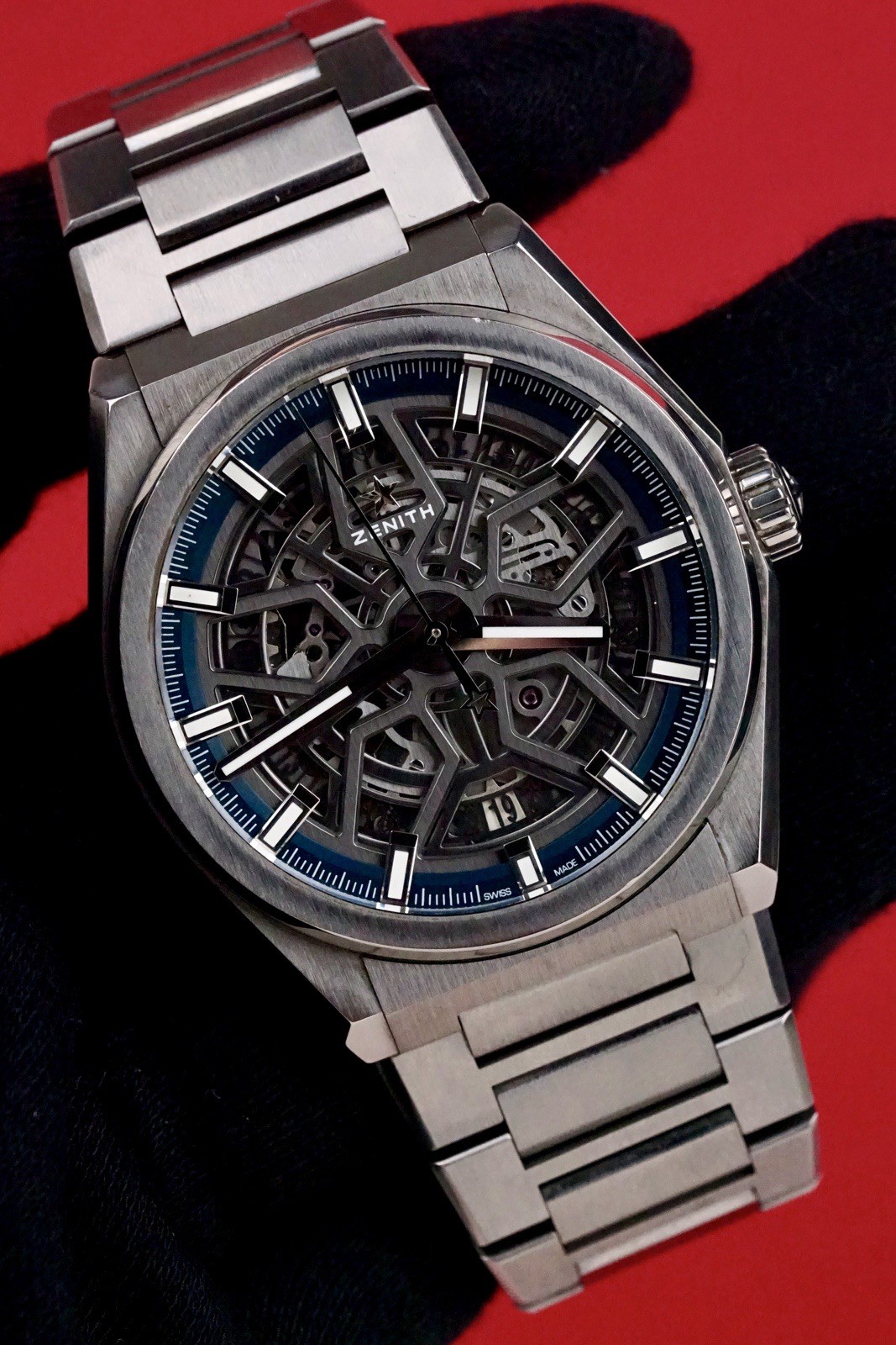Zenith Defy Classic Titanium Skeleton 41mm W/ Papers #95.9000.670/78.M9000