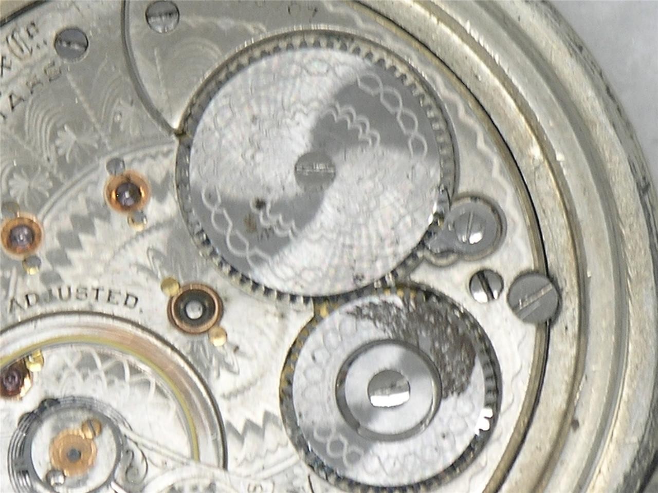 ANTIQUE 17 JEWEL APPLETON TRACY 1892 MODEL RAILROAD GRADE POCKET WATCH, RUNNING!