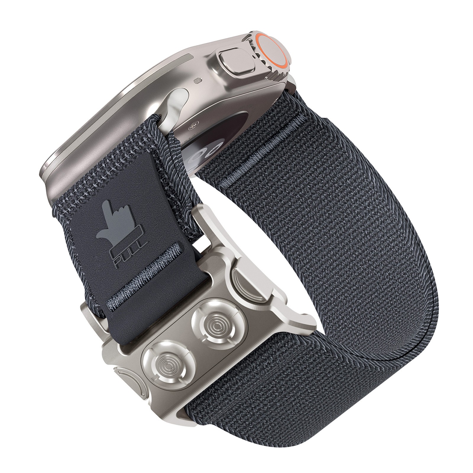 For iWatch Series 11/10/9/5/1/ Ultra Adjustable Magnetic Waterproof Nylon Band