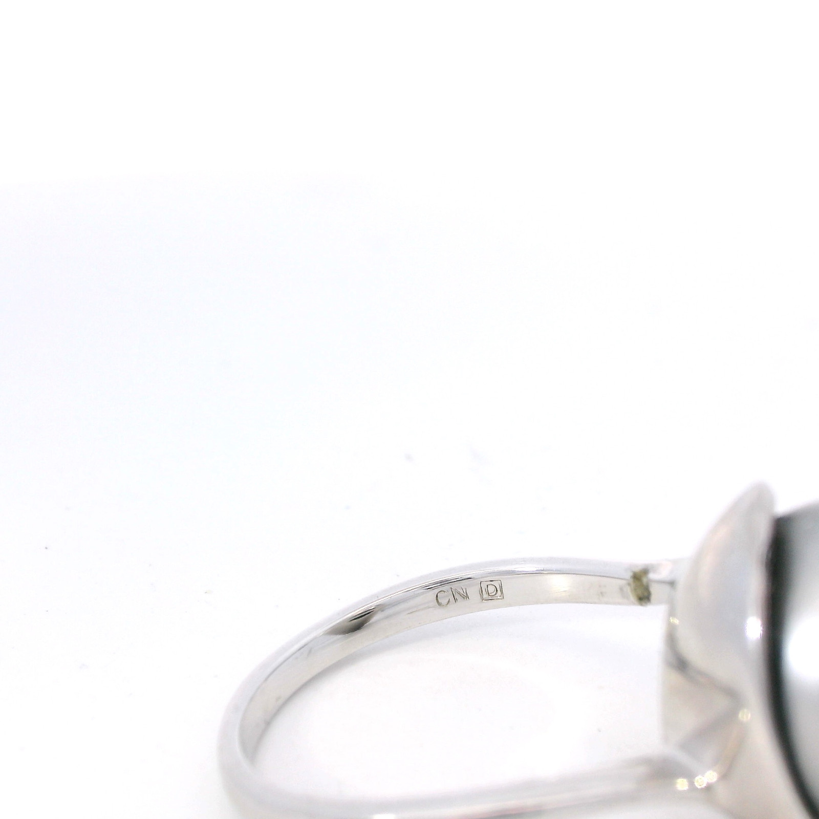 925 Sterling Silver 13.4mm Genuine Natural Tahitian Pearl Ring Size 9