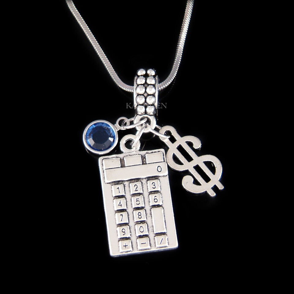 Certified Public Accountant CPA Auditor Graduation Gift Men Dollar Sign Necklace