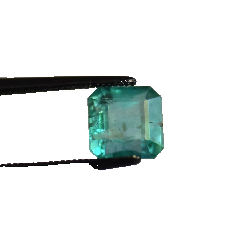 EMERALD .63 CT NATURAL COLOMBIAN EMERALD LOOSE STONE GEMSTONE 5 X 5 mm