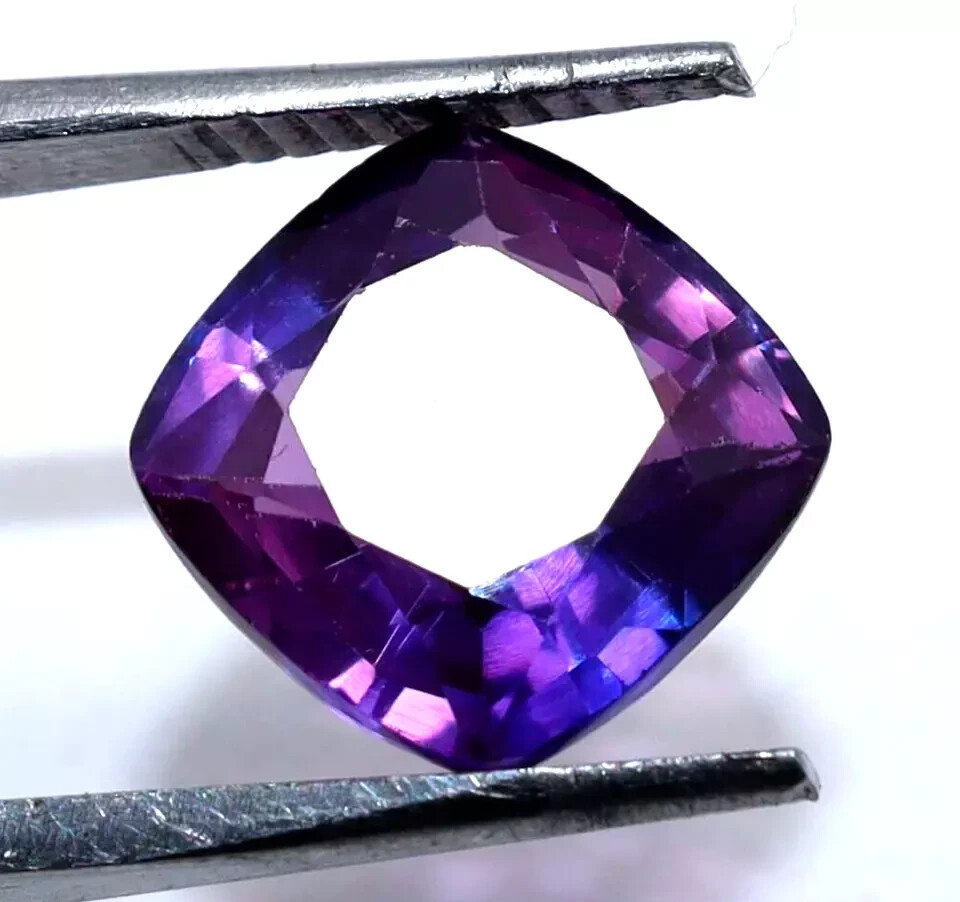 Natural 4.50 Ct Purple Tanzanite Cushion Certified Loose Gemstone With Free Gift