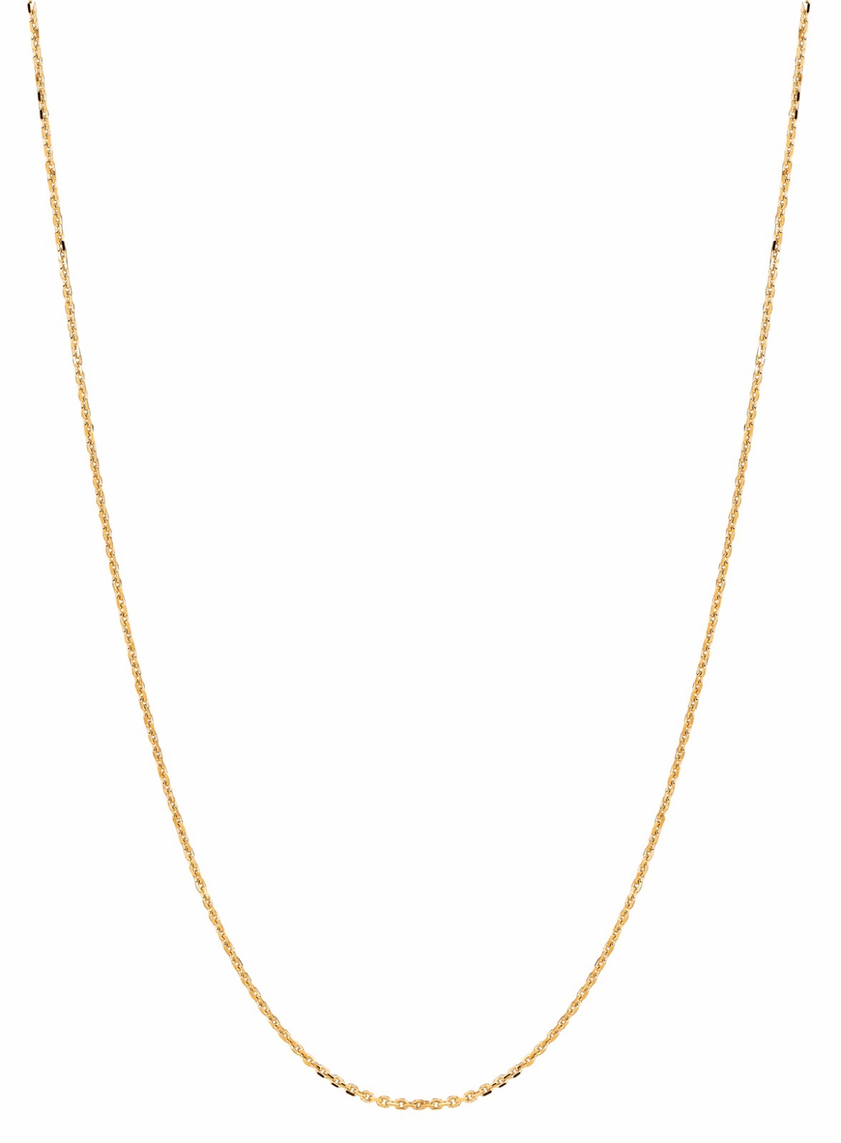 14k Yellow Gold 16″ Solid Cable Link Pendant Chain/Necklace 1.1 mm 1.4 Grams