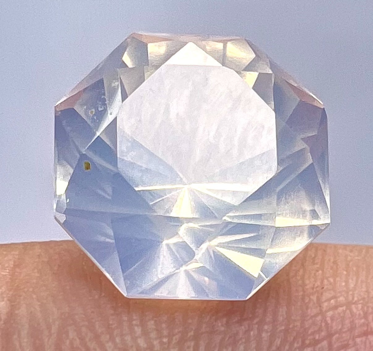8.45 Carat Beautiful High Quality Milky Quartz Cut Gemston From Pakistan