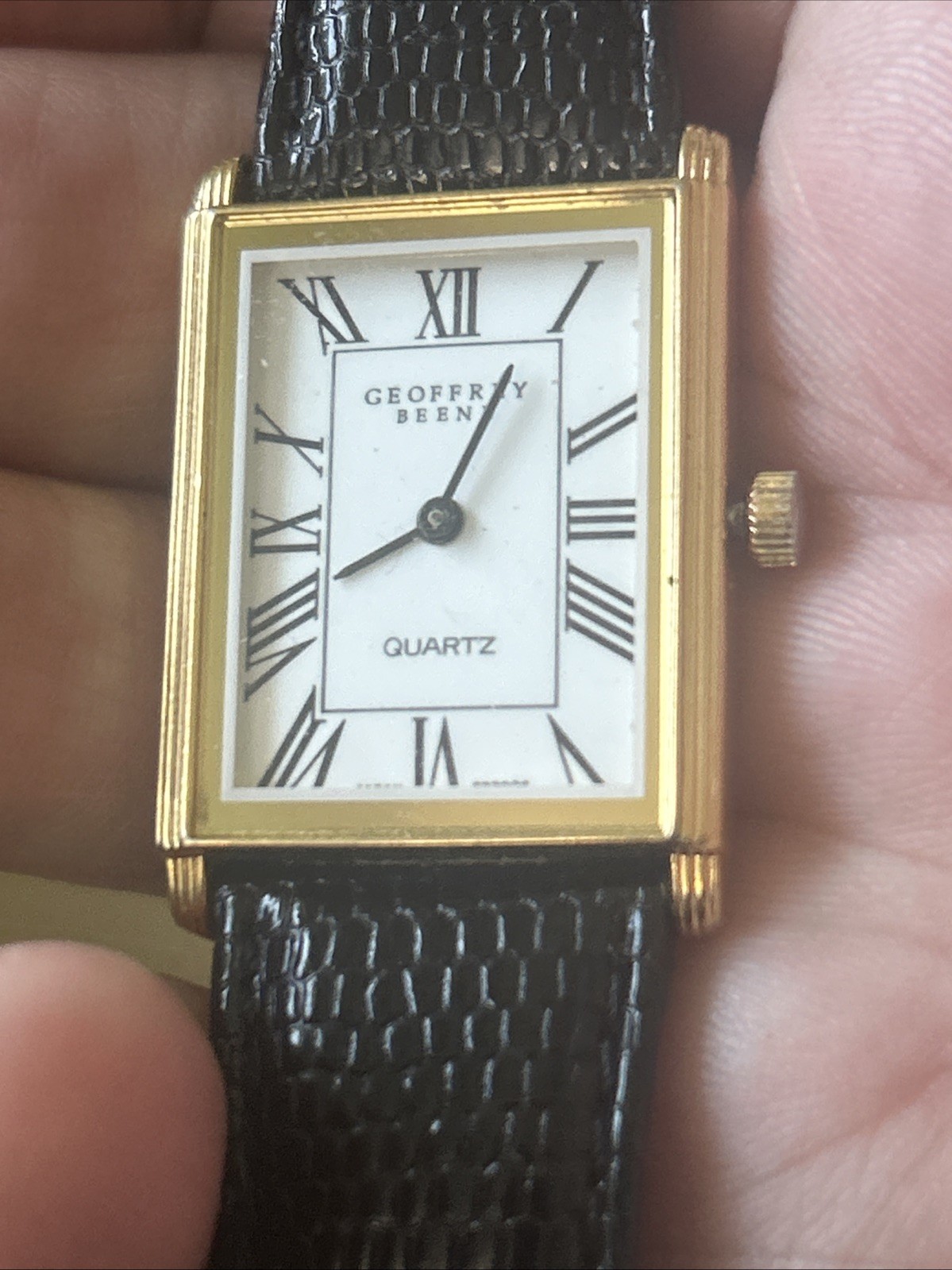Geoffrey Beene Tank Watch