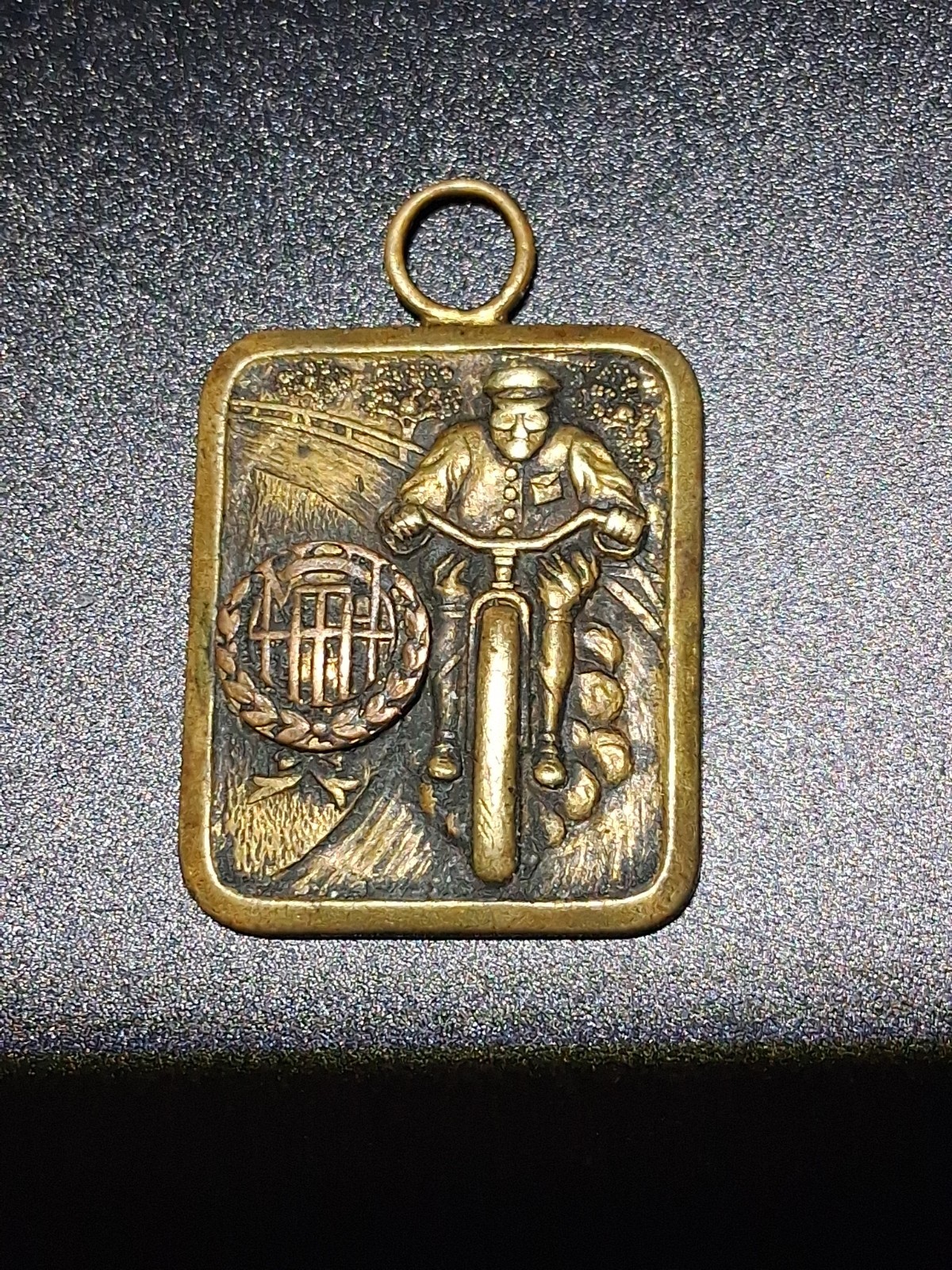 1st Yr. JACK PINE RUN Brass Fob Award Lansin MI. 1923 Pre J.P.R. PERFECT SCORE!!