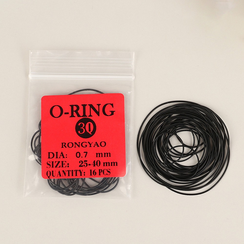 0.5/0.6/0.7/0.8mm Watch O-Ring Waterproof Rubber Watch Back Cover Gaskets