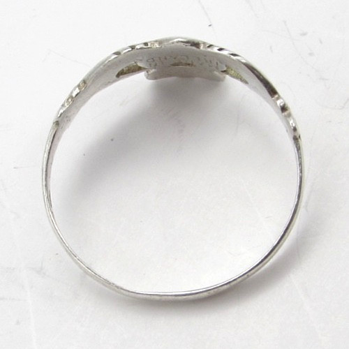 Vintage Claddagh Ring Sterling Silver Made in Ireland Fully Hallmarked Sz 8
