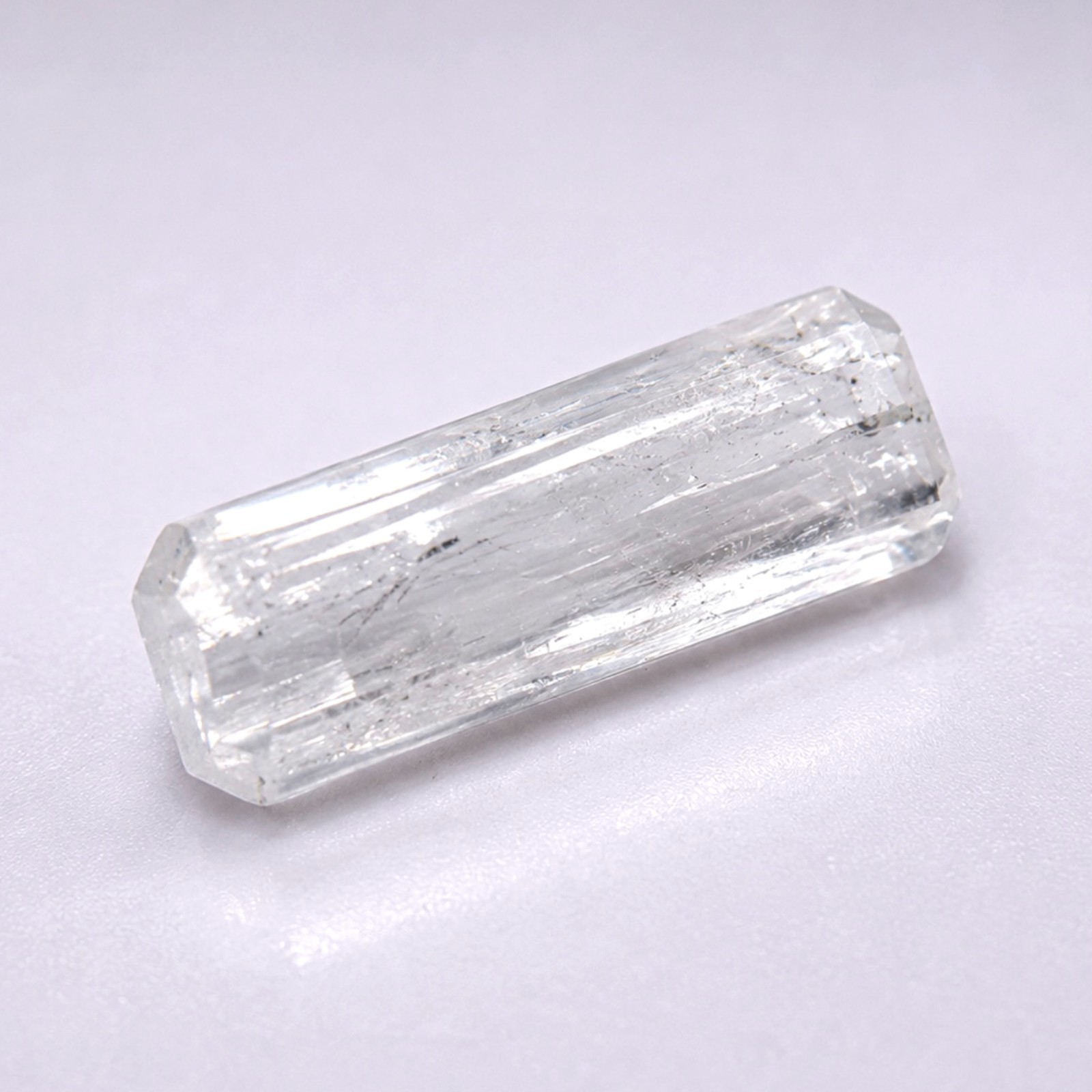 2.54 ct SCOLECITE – INDIA – Natural Rare Untreated Faceted – FREAKINGCAT