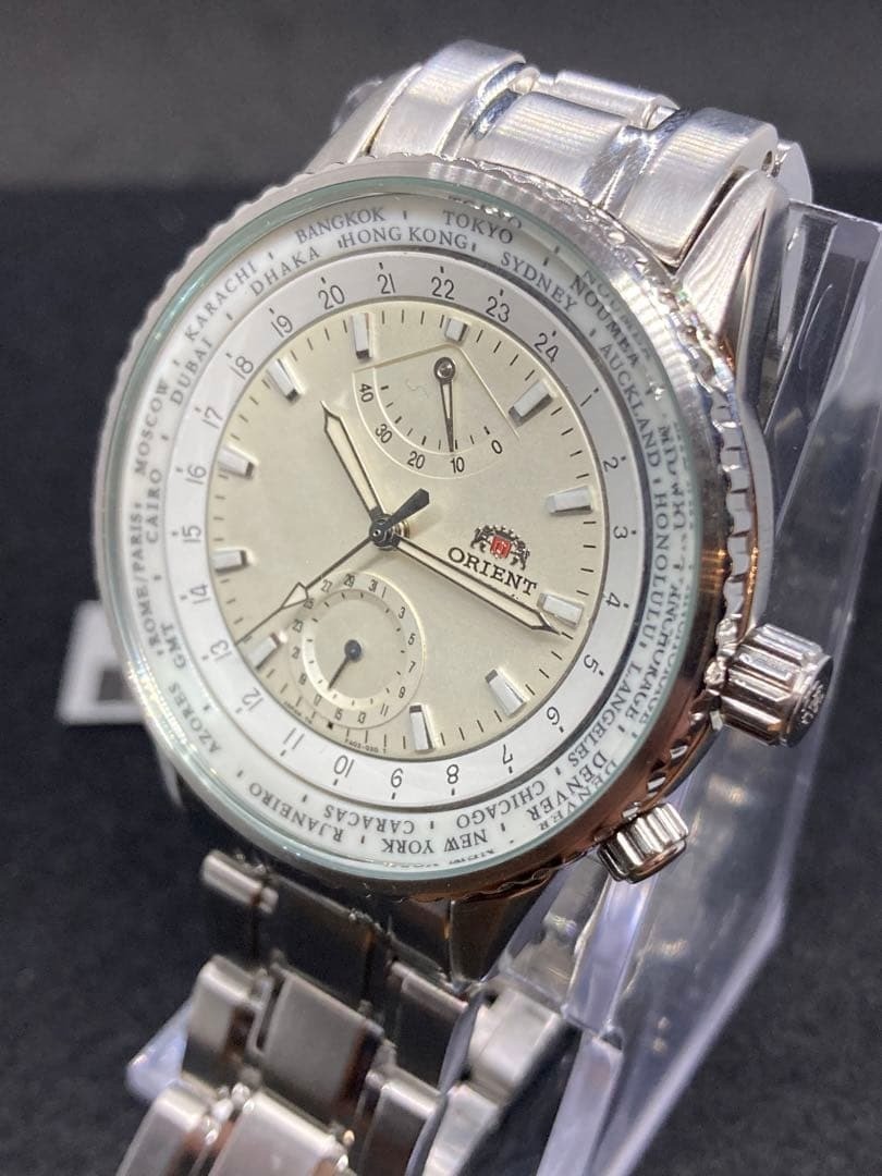 ORIENT King Master WZ0051FA White Dial Automatic Men’s Watch no Accessories USED