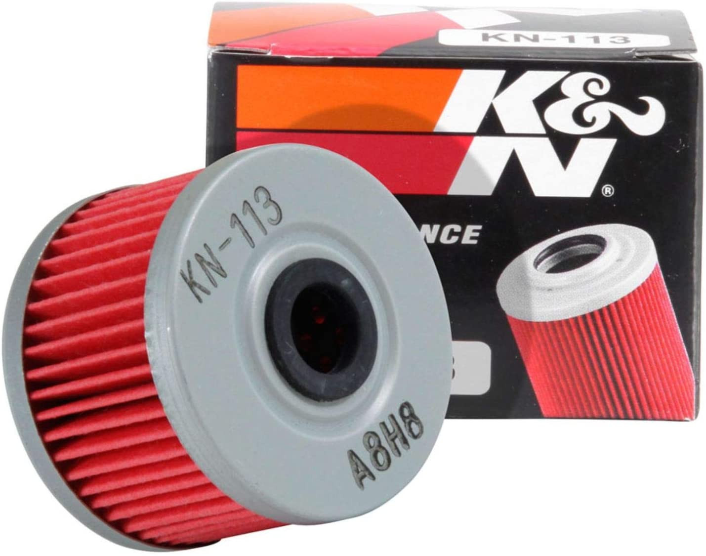 Motorcycle Oil Filter: High Performance, Premium, Designed to Be Used with Synth