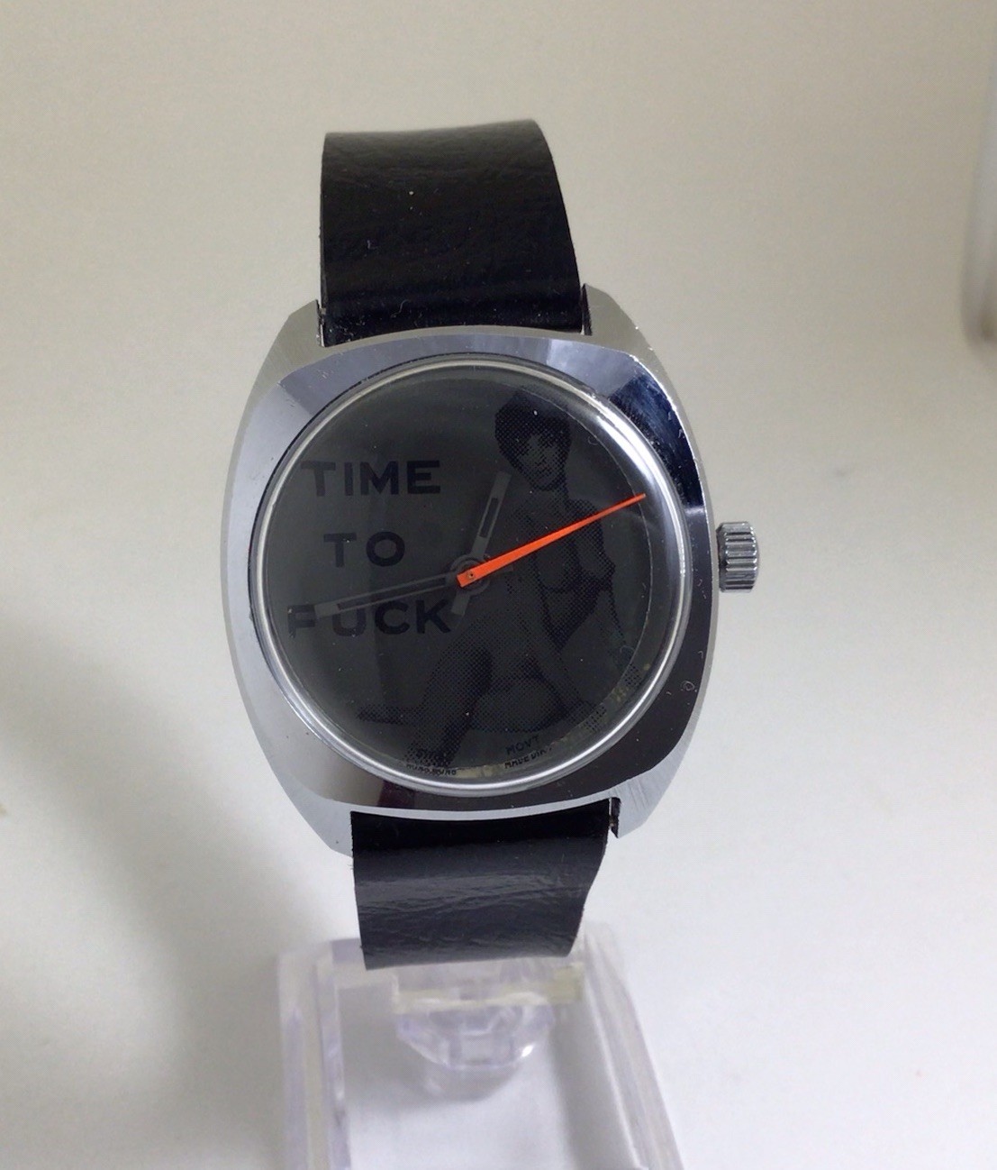 Vintage Erotica Wristwatch, Cal.BF 866, Ca.1970s, Working.