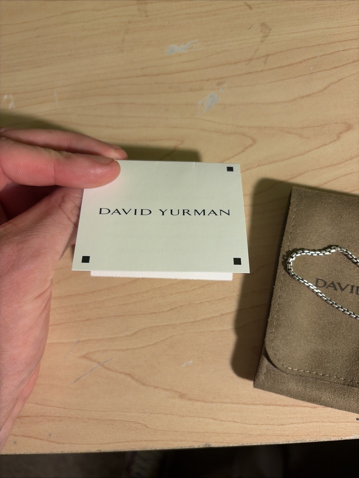 David Yurman Men’s Bracelet Silver Size Small BC0104M Used Authentic
