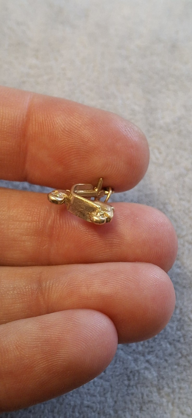 Vintage 9ct Gold Vespa / Lambretta Scooter Charm / Pendant