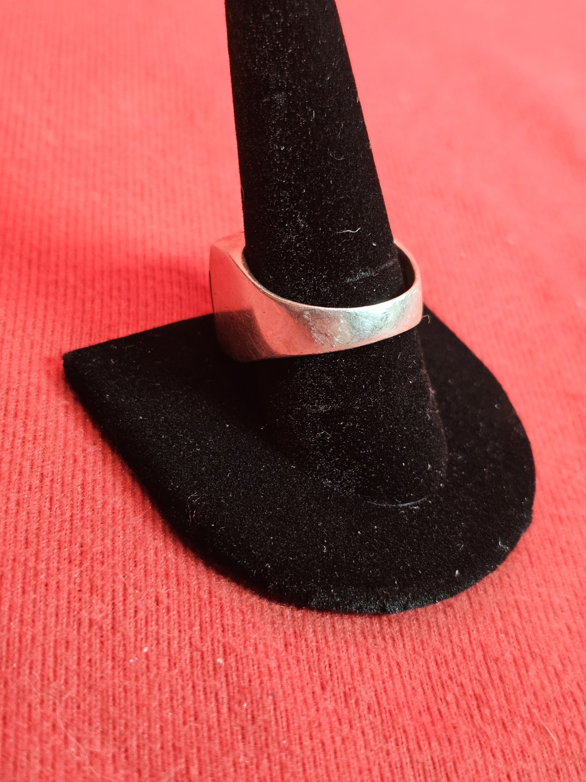 925 Sterling Silver Abalone Mother of Pearl Ring 10.7 Grams Size 10.75 Thailand